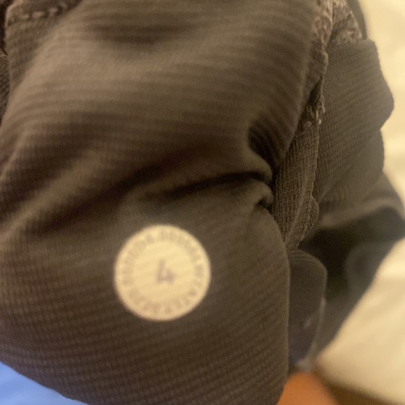 Grey lululemon Hotty hot shorts low rise 4” - Picture 2 of 3